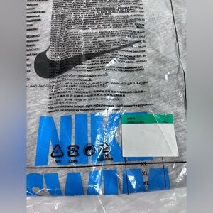 Nike Swim Camp T Shirt Swoosh Spellout Logo Mens Size XL Gray New Unopened